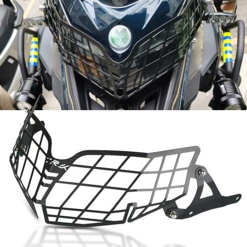 Motorcycle Headlight Headlamp Grille Shield Guard Cover Protector For Benelli Trk 502 502x TRK502 TRK502X 2018 2019 2020 2021