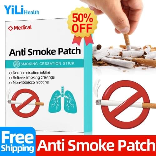Anti Smoke Patch Stop Smoking Pills Chinese Herbal Medical Plaster Smokeless Smoker Cessation Care Patches 10/20/30/40pcs