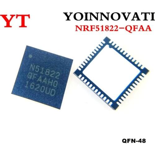 10pcs/lot NRF51822-QFAA NRF51822 N51822 SOC 2.4GHZ 256K FLASH QFN-48 IC Best quality