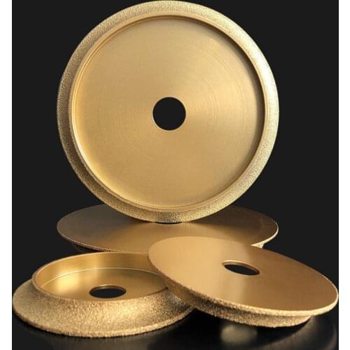 100/170mm Brazed diamond grinding wheel semicircular edge Frenchcan be dry-grinded for marble stone ceramic glass concrete Polis