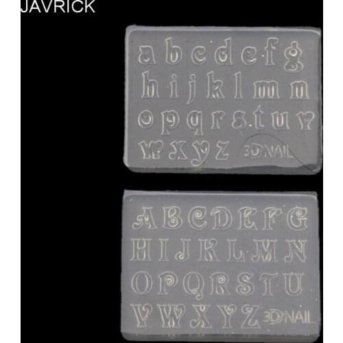 2Pcs 3mm Small Numbers Letters Mold Resin Message Fillings Making Jewelry Making