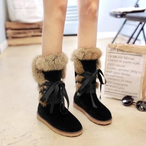 Big Size 9 10 11 12 boots women shoes ankle boots for women ladies boots Cross strap for maomao shoes