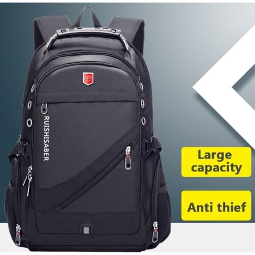 Business backpack mens large capacity short distance travel bag 17 inch computer bag multi-functional travel mens backpack