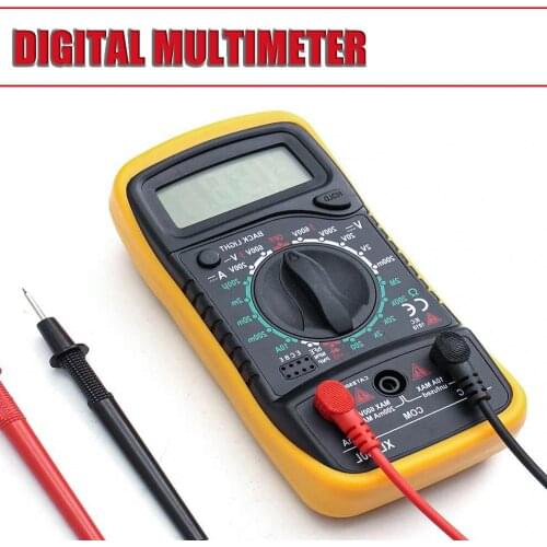 Electrical Digital Multimeter Portable Backlight AC DC Ammeter Voltmeter Ohm Tester Meter Handheld LCD Voltmeter Volt