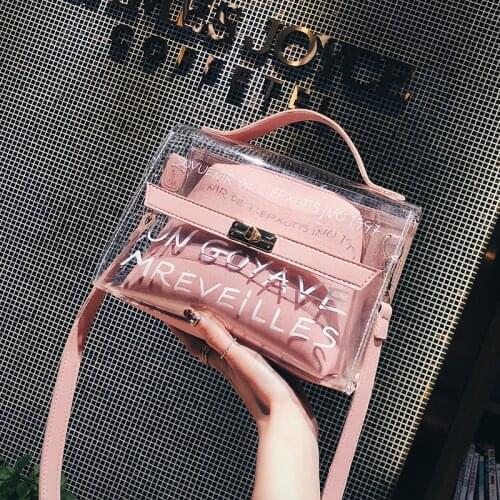 FZMBAI Women's Transparent Bags