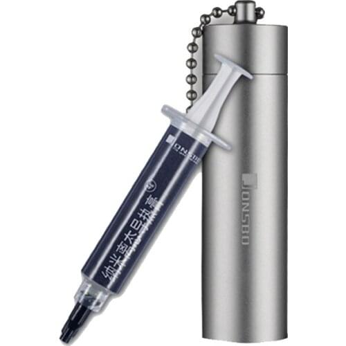 Jonsbo CTG-2,11W/m.k 4g Gray Syringe Nano Thermal Conductive Paste,PC Motherboard CPU GPU Heat Sink Thermal Grease Commpound