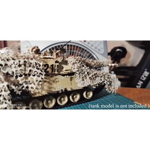 Camouflage Mesh Cover Cloth Decoration Parts for DIY RC 1/16 1/18 Tank Model Soldier Military Sand Table 1/10 1/12 RC Car Model