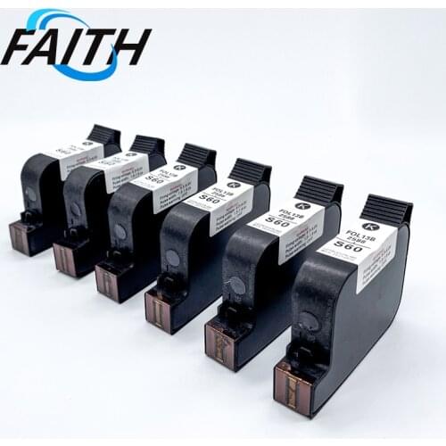 Faith 60 Pieces Ink Cartridge Inkjet Printer Hand Jet Eco-Solvent Fast Dry Black 2588 Ink cartridge Inkjet Printer