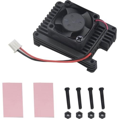 Raspberry Pi Compute Module 4 CM4 12mm Embedded Aluminum Heatsink / Cooler / Radiator / Protective Shell Support 30mm Fan