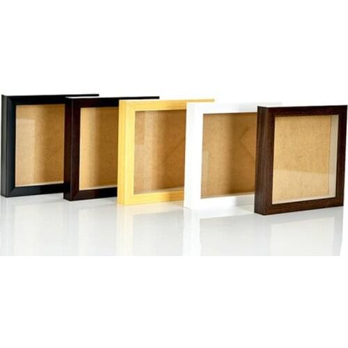 Creative Retro Wood Sqaure Photo Frame Picture Display Frame Home Decor 6inch 7inch 8inch 3 Kinds Size