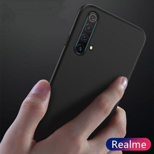 Matte Soft TPU Shockproof Case For Realme X3 SuperZoom X50 X7 X2 8 7 6 5 Pro C21 C15 C12 C11 C3 C2 XT 7i 6i 5i 6s Frosting Cover