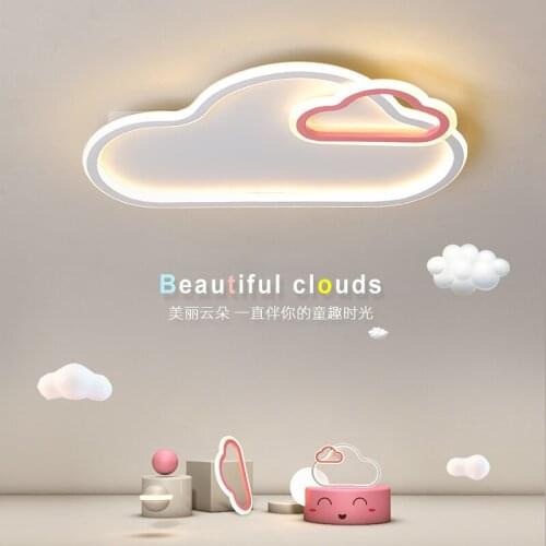 Fashion LED Cartoon Bedroom Light Child Bedroom Ceiling Lamp Clouds Ceiling Lights Kindergarten Light Lighting Free Shipping
