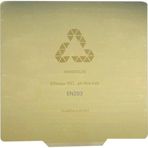 New Upgrade Removal Spring Steel Sheet Pre-Applied PEI+Magnetic Base 165/203/220/224/235/310mm For 3D Printer Hot Bed