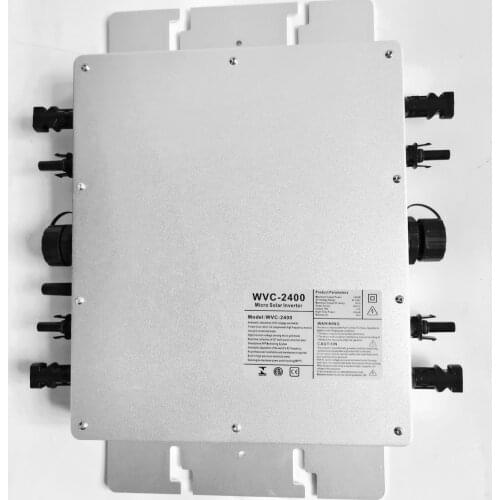 Newly WVC 2400W Micro power inverter High Power For Seperate Monitoring Pure Sine Wave On Grid inverter 4 Circuits Input 600W