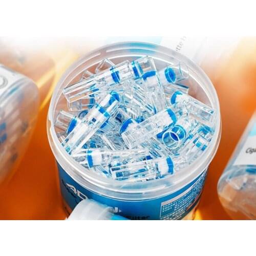 100PCS/Set Disposable Cigarette Filters Cigarette Filter Tip Holder, 30mm Long, 9mm Diameter, with Storage Box for Men Smokers