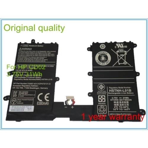 3.75V 31Wh original Laptop Battery CD02 for Tablet 610 G1 Omni10 HSTNN-L01B CD02 HSTNN-Q12C 740479-001