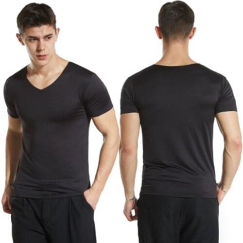 RQRRSQ Men's Plain T-shirts