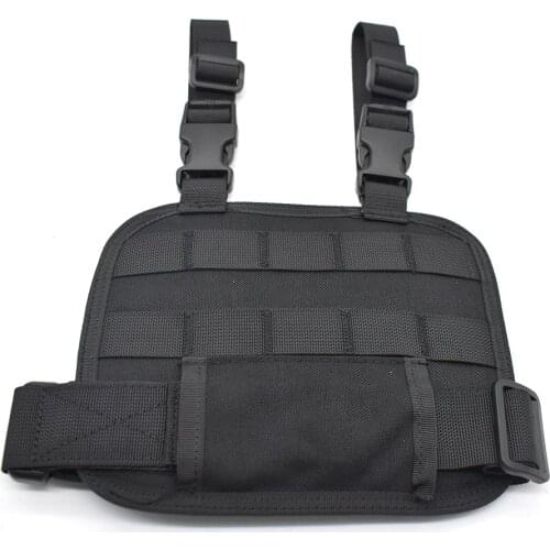 Tactical Drop Leg Thigh Platform MOLLE Thigh Rig Panel Paintball Airsoft Pistol Holster Platform Adapter Hunting Accessories