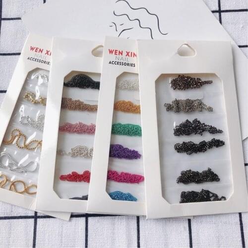 DIY Jewelry Accessories Color Chain Tassel Flat Chain Jewelry Accessories Material