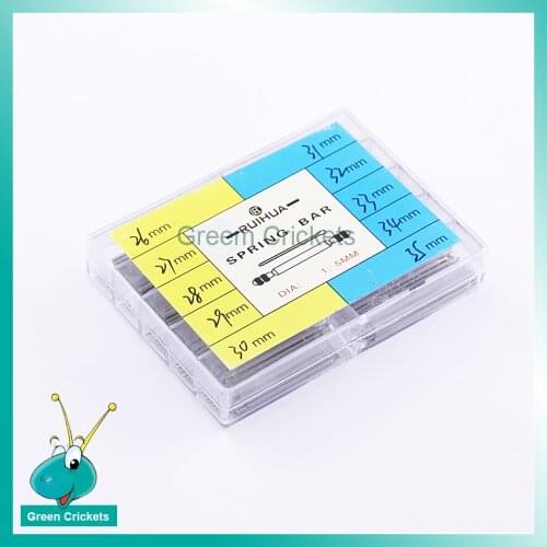 High Quality Watch Tool Parts 1.5mm thickness Stainless Steel 26mm~35mm Assort Big Size Watch Spring bar Link Pins Kit