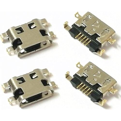 100PCS/LOT, New Micro USB Charging Charger Connector For Alcatel Touch POP S7 OT7045 7045Y 7045 Port Dock Plug