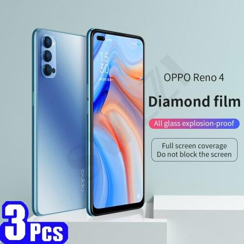 3/5Pcs phone screen protector for OPPO Reno Z 5 lite 4G 5K 5F 5Z 4 SE 4Z 5G 4F 3 pro plus 2 2Z 2F 10X ZOOM A Tempered Glass Film