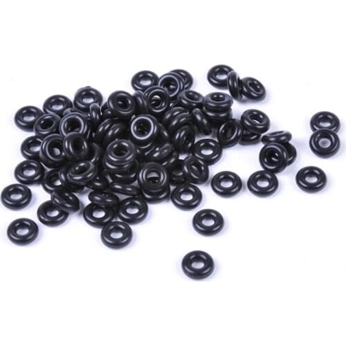 500Pcs/Lot Fishing O-shaped Ring Tippet Connect Rubber Ring Fishing Line Connector Fishing Buffer Fishing Tackle