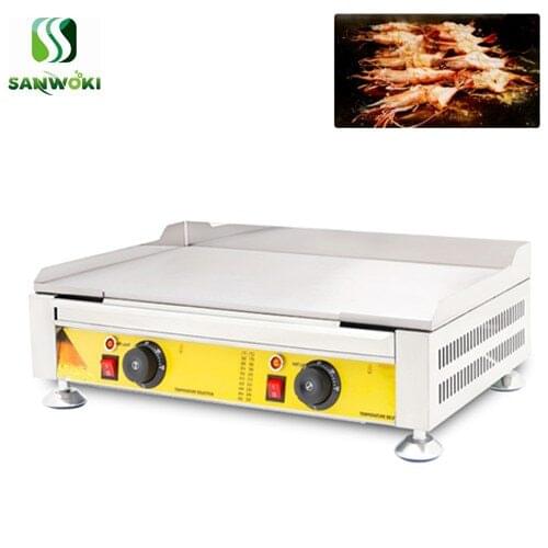 Electric Griddle Plancha Iron Cooking Plate Teppanyaki making machine steak griddle plate barbecue grill hot flat plate