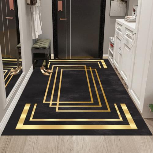 Geometric Pattern Carpets For Living Room Modern Home Decoration Anti-slip Large Area Rug For Bedroom Washable Printed Floor Mat