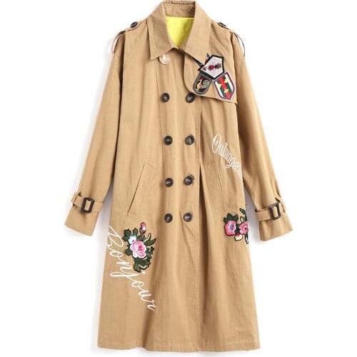 HiguraKago Women's Classic Trench Coats
