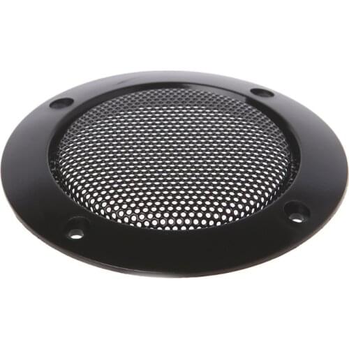 2PCS 2 Inch Black Car Speaker Grill Mesh Enclosure Net Protective Cover Speaker 19QA