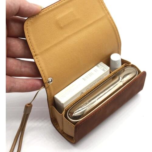 Fashion Flip Double Book Cover for Iqos 3.0 Case Pouch Bag Holder Cover Wallet Leather Case for Iqos3 Accessories