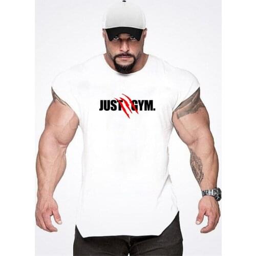 Muscleguys Brand Gyms Clothing Fitness Men Tank Top Canotta Bodybuilding Stringer Tanktop Workout Singlet Sleeveless Shirt