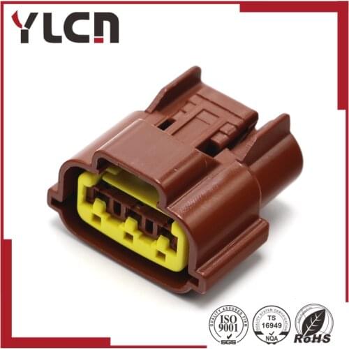 Free shipping 3 Pin Brown Sensor Automotive Connectors of TPS with Wiring Harness,Renault Nssan 6098-0142