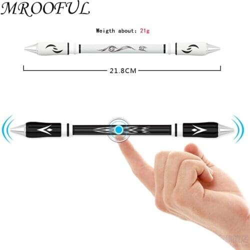 High Quality Rotating Ballpoint Pen Creative Kids Rotating Gaming Pen for Writing Blue Ink Rollerball Pen School Office Supplies