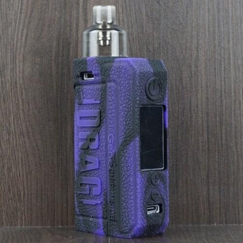 Texture case for Voopoo Drag Max silicone skin protective cover anti-slip rubber sleeve shield wrap 10pcs