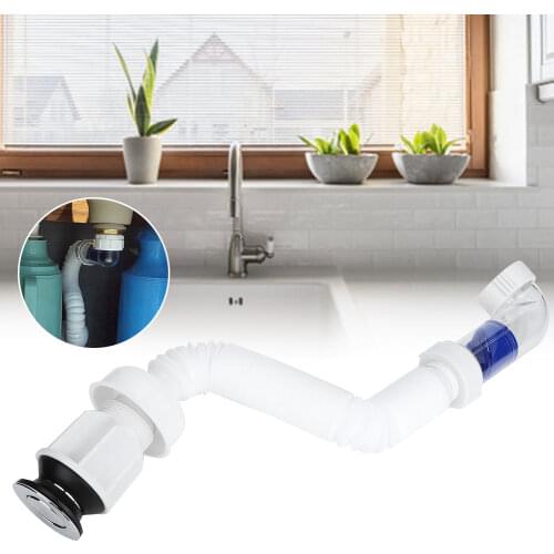 Pipes Anti Odor Expandable Flexible Universal Sink Drain Pipe Wash Basin S Tube Drain Pipe Home Use