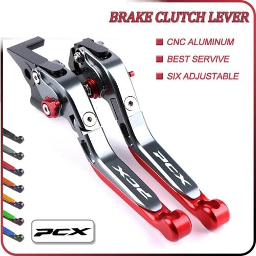 High Quality For HONDA PCX 125 PCX125 PCX 150 PCX150 Motorcycle Accessories Short Brake Clutch Levers 7 Colors