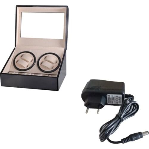 High Class Motor Shaker Watch Winder Holder Display 4+6 Automatic Mechanical Watch Winding Box Jewelry Box ONLENY