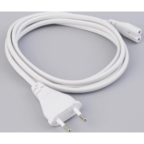 1.5M Volex EU European 2-Prong Port AC Power Cord Cable For Mac Mini Router for apple TV PS2 PS3 Slim Power Cable