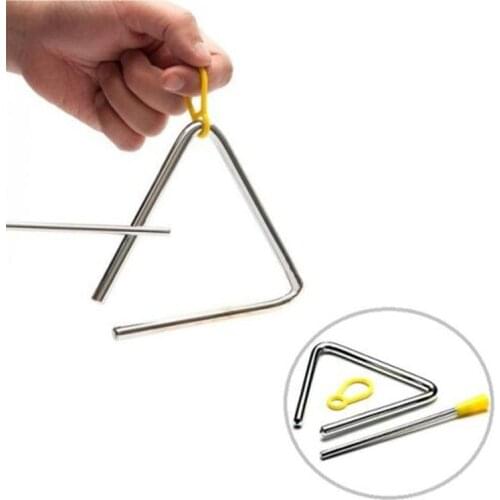 5 inch Percussion instrument triangle bell childrens music early education toy Orff instrument triangle iron
