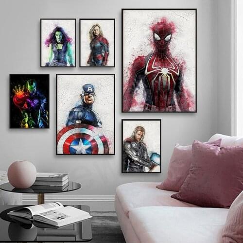 5D DIY Diamond Painting Marvel Superhero Avengers Poster Iron Man Cross stitch Diamond Embroidery Mosaic Rhinestones Home Decor