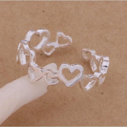 AR203 Hot sterling ring, fashion jewelry, delicate heart /akuajcba aloajcva silver color