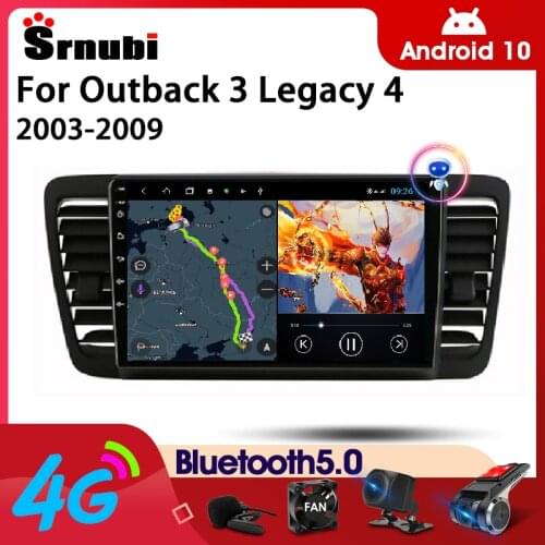 Android 10 2 Din Car Stereo Audio Radio for Subaru Outback 3 Legacy 4 2003-2009 Multimedia Video Touch Screen Player Speaker MP5