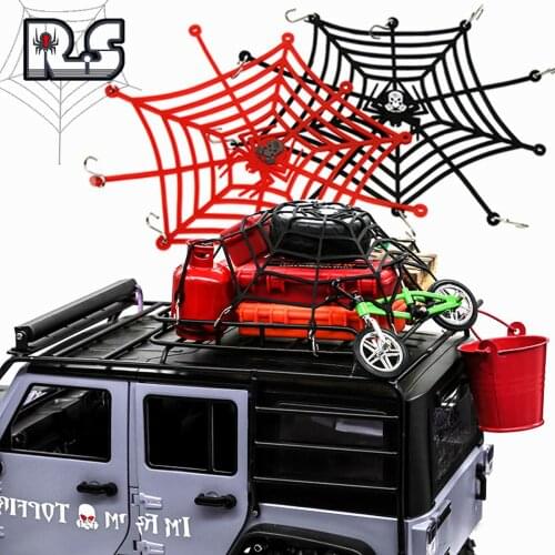 RC Car Luggage Roof Rack Elasticity Net Spider Web For 1/10 Scale RC Rock Crawler Accessory D90 D110 TRX-4 Trx4 RC Car