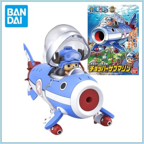 Bandai One Piece Tony Chopper 5 In 1 Robot Collection #3 Submarine Vergadering Kits Anime Beeldje Action Figures Collection Mode