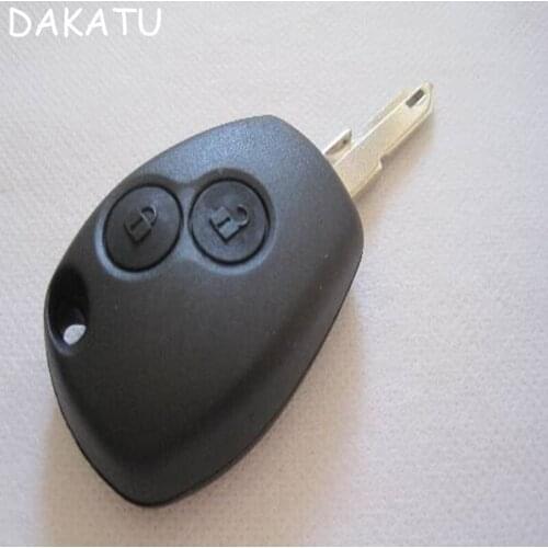 DAKATU NE73 Blade Remote Key Shell Case Cover 2/3 Button for Renault Duster Logan Fluence Clio Vivaro Master Traffic Kangoo
