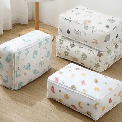 Household Quilt Storage Bag Transparent Storage Finishing Bag Dust-proof And Moisture-proof Clothing Bag Large Quilt Bag Quilt