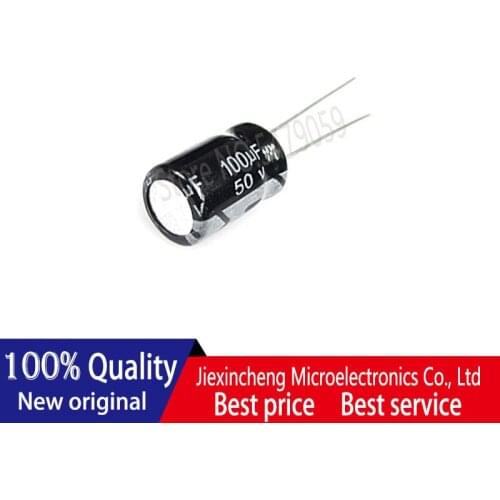 Electrolytic-Capacitor 50V 63V 100UF 8*12mm Aluminum electrolytic capacitor DIP 8*12