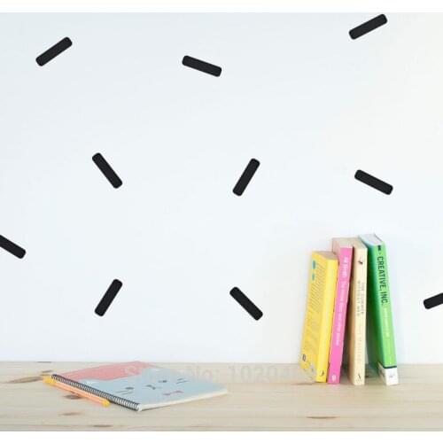 Geometry minus sign wall stickers stickers for study room decoration tile stickers kids bedroom babies vinyl stickers